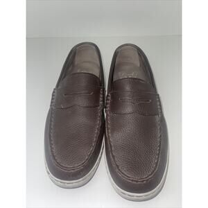 Cole Haan Grand OS Pinch Maine Classic Brown Leather Penny Loafers Mens 12M